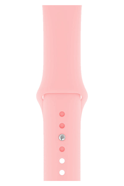 Apple Watch Compatible Silicone Sport Band Powder Pink