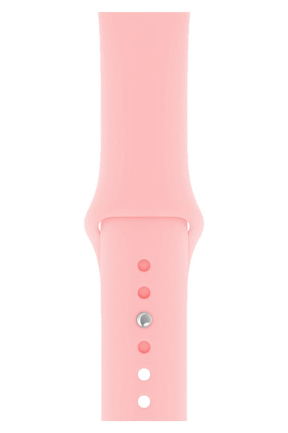 Apple Watch Uyumlu Silikon Spor Kordon Pudra Pembe  bikordon