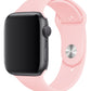 Apple Watch Uyumlu Silikon Spor Kordon Pudra Pembe  bikordon