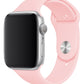 Apple Watch Uyumlu Silikon Spor Kordon Pudra Pembe  bikordon