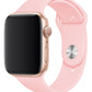 Apple Watch Uyumlu Silikon Spor Kordon Pudra Pembe  bikordon