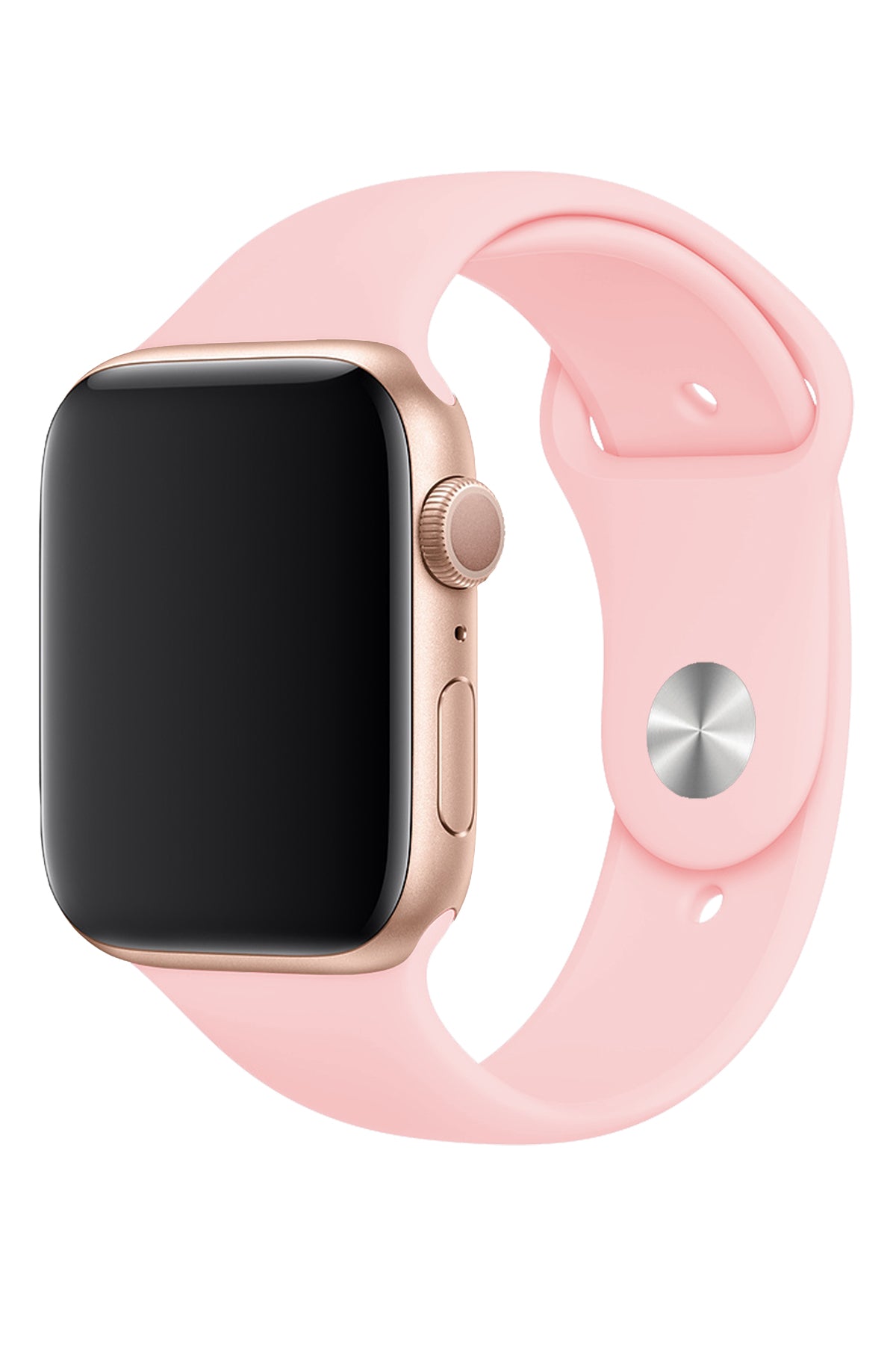 Apple Watch Uyumlu Silikon Spor Kordon Pudra Pembe  bikordon