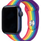 Apple Watch Uyumlu Silikon Spor Kordon Rainbow