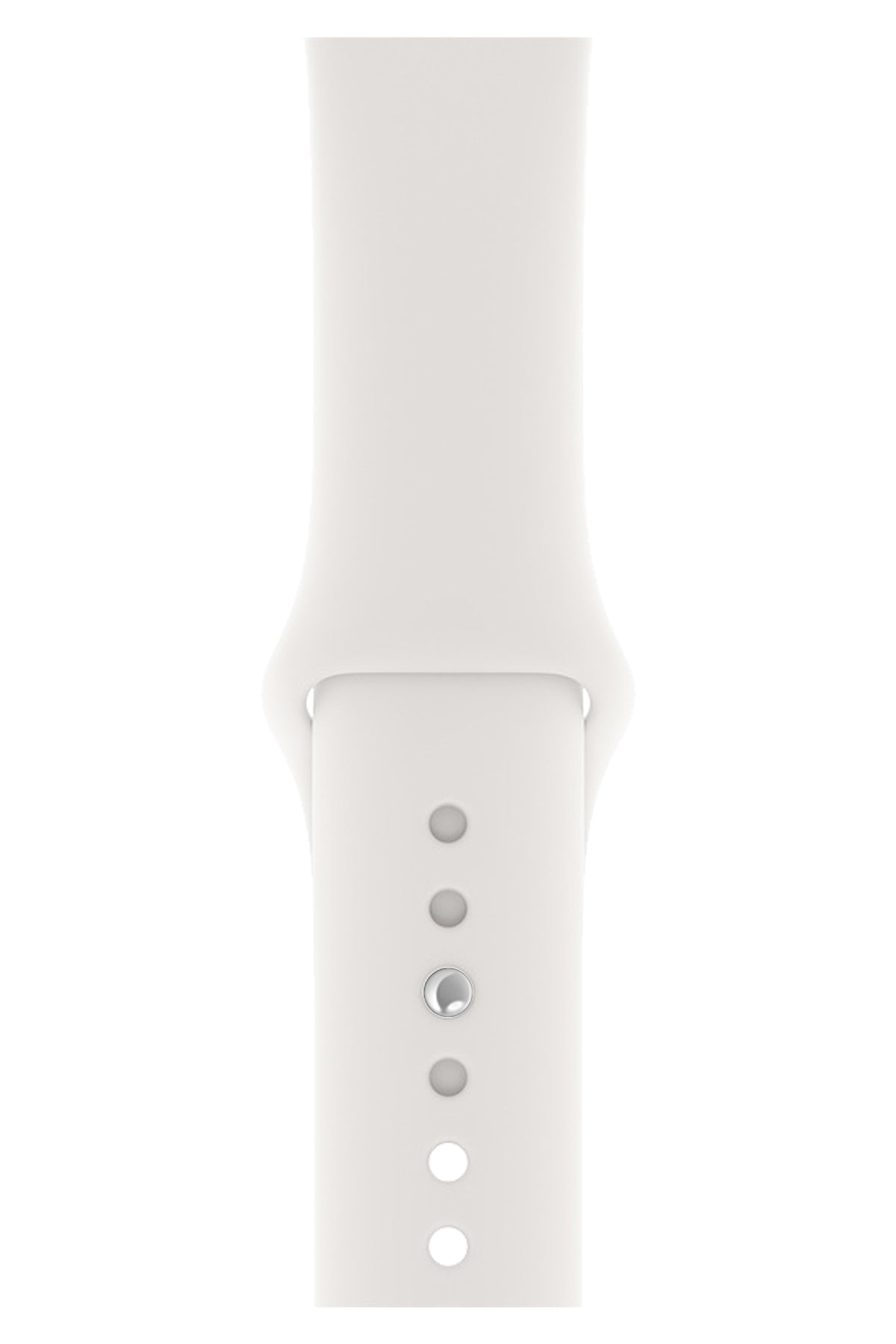 Apple Watch Compatible Silicone Sport Band White 