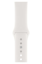 Apple Watch Uyumlu Silikon Spor Kordon Beyaz  bikordon