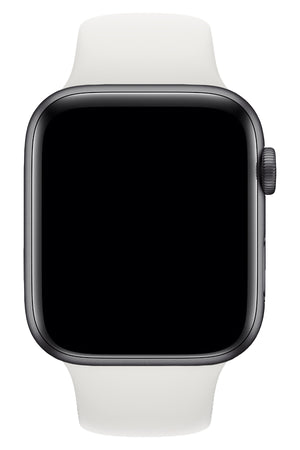 Apple Watch Uyumlu Silikon Spor Kordon Beyaz  bikordon