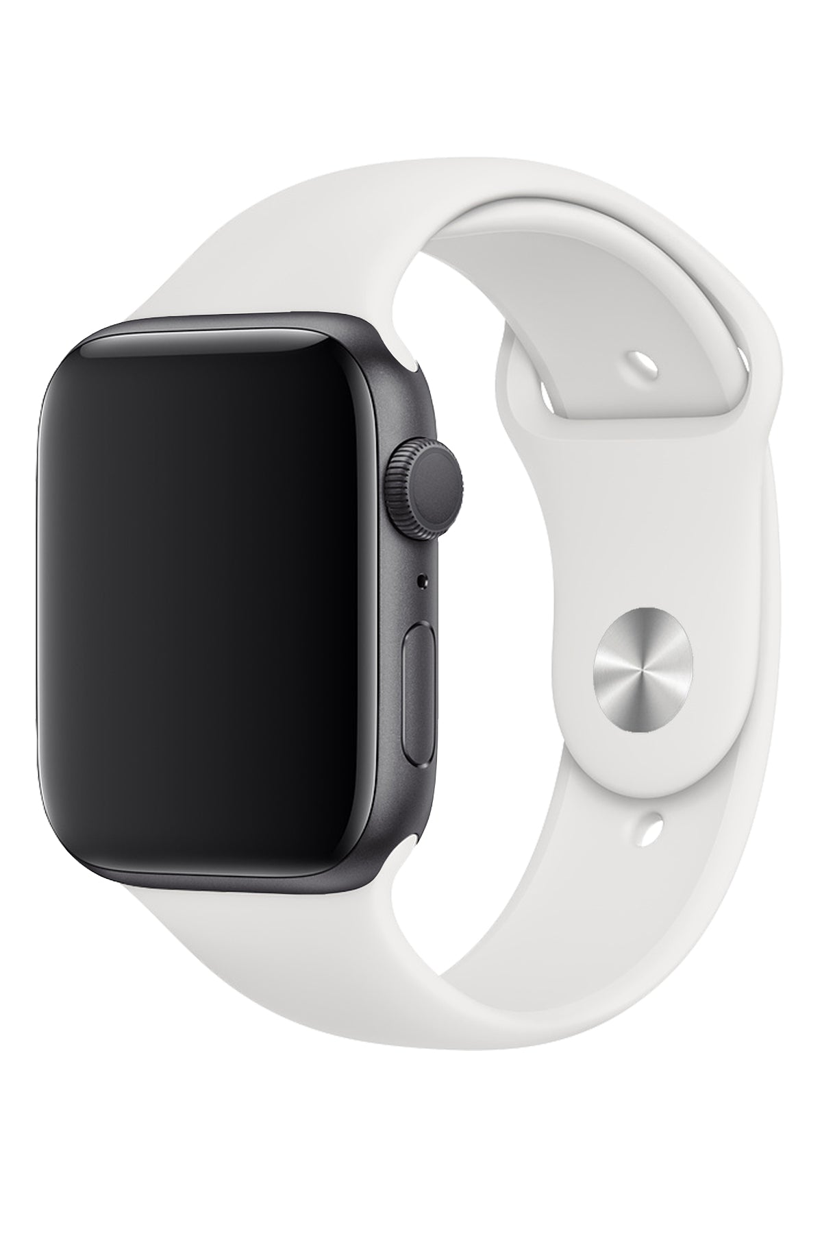Apple Watch Uyumlu Silikon Spor Kordon Beyaz  bikordon
