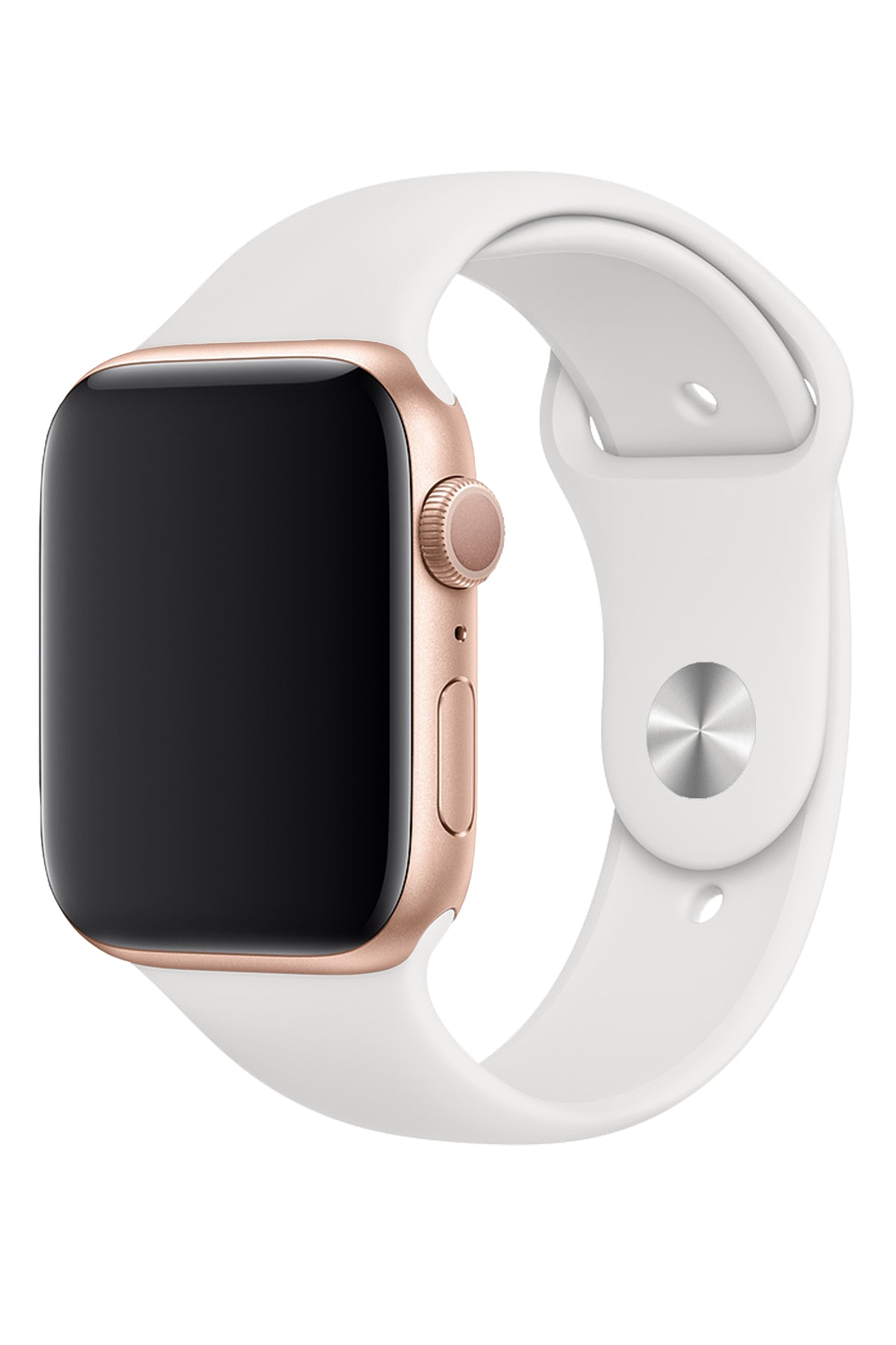 Apple Watch Uyumlu Silikon Spor Kordon Beyaz  bikordon