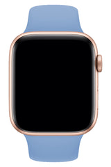 Apple Watch Uyumlu Silikon Spor Kordon Retro Mavi