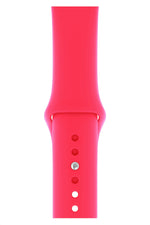 Apple Watch Uyumlu Silikon Spor Kordon Sakız Pembe  bikordon
