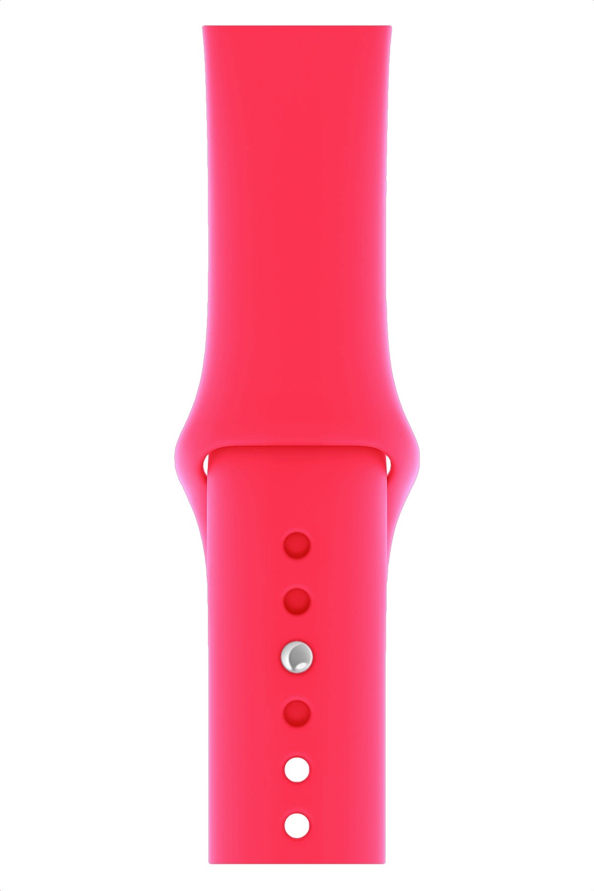 Apple Watch Uyumlu Silikon Spor Kordon Sakız Pembe  bikordon