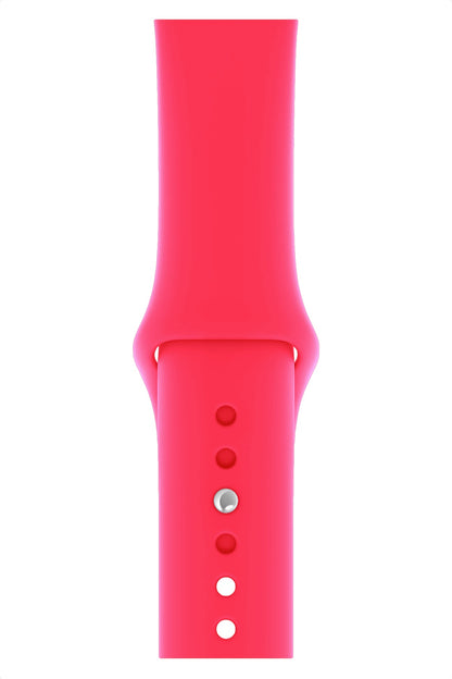 Apple Watch Uyumlu Silikon Spor Kordon Sakız Pembe