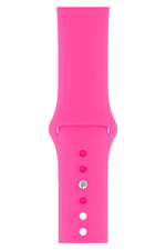 Apple Watch Uyumlu Silikon Spor Kordon Şeker Pembe  bikordon