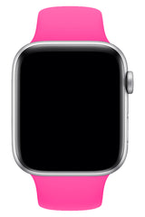 Apple Watch Uyumlu Silikon Spor Kordon Şeker Pembe