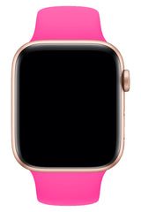 Apple Watch Uyumlu Silikon Spor Kordon Şeker Pembe