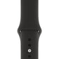 Apple Watch Uyumlu Silikon Spor Kordon Siyah  bikordon