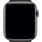 Apple Watch Uyumlu Silikon Spor Kordon Siyah  bikordon