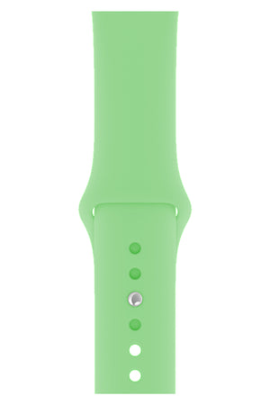 Apple Watch Compatible Silicone Sport Band Stone Green
