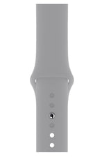 Apple Watch Uyumlu Silikon Spor Kordon Taupe Gri  bikordon
