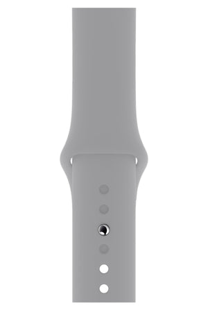Apple Watch Uyumlu Silikon Spor Kordon Taupe Gri  bikordon