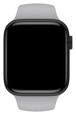 Apple Watch Compatible Silicone Sport Band Taupe Gray