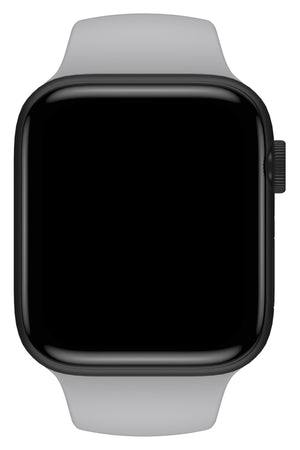 Apple Watch Uyumlu Silikon Spor Kordon Taupe Gri  bikordon