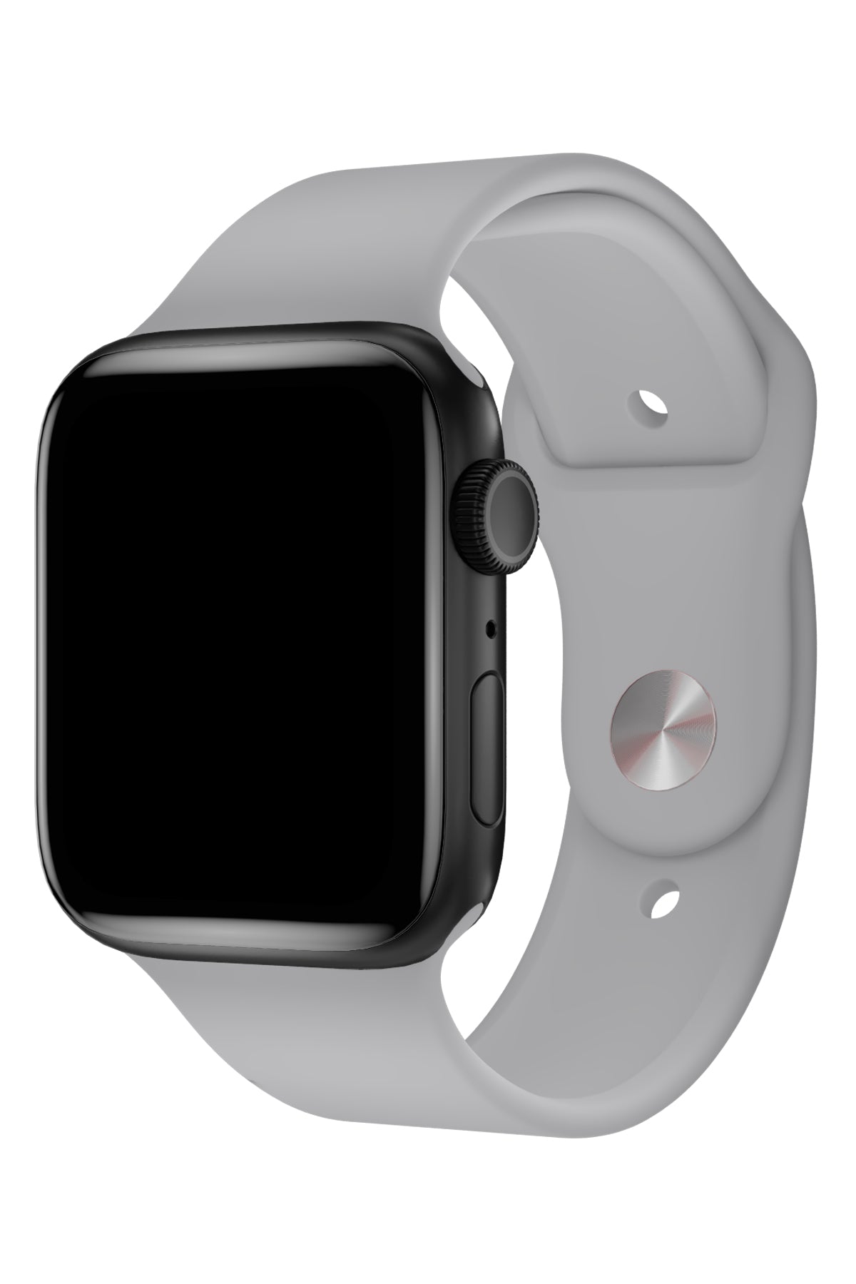 Apple Watch Uyumlu Silikon Spor Kordon Taupe Gri  bikordon