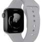 Apple Watch Uyumlu Silikon Spor Kordon Taupe Gri  bikordon