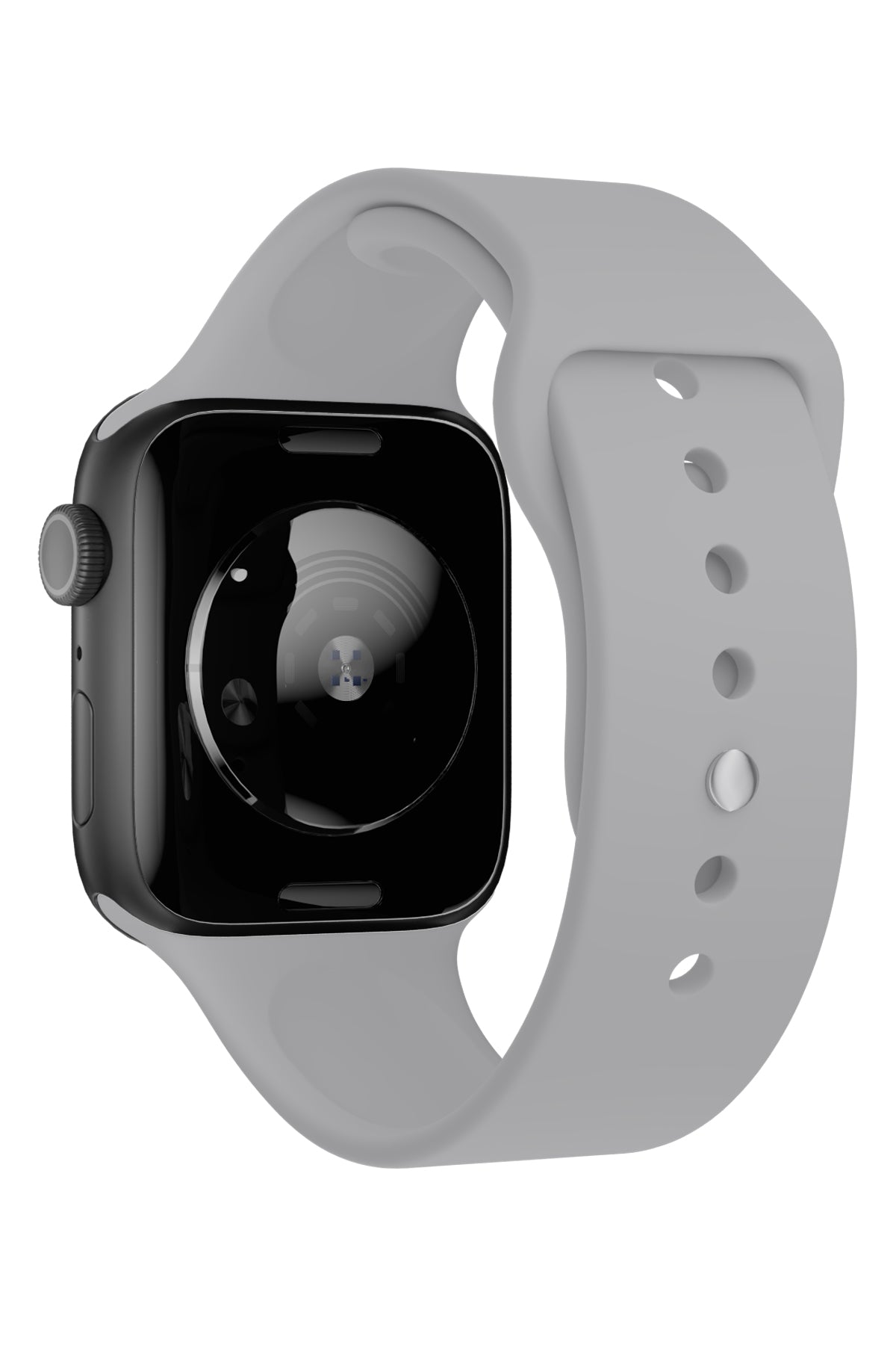 Apple Watch Uyumlu Silikon Spor Kordon Taupe Gri  bikordon