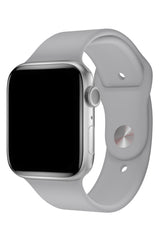 Apple Watch Uyumlu Silikon Spor Kordon Taupe Gri