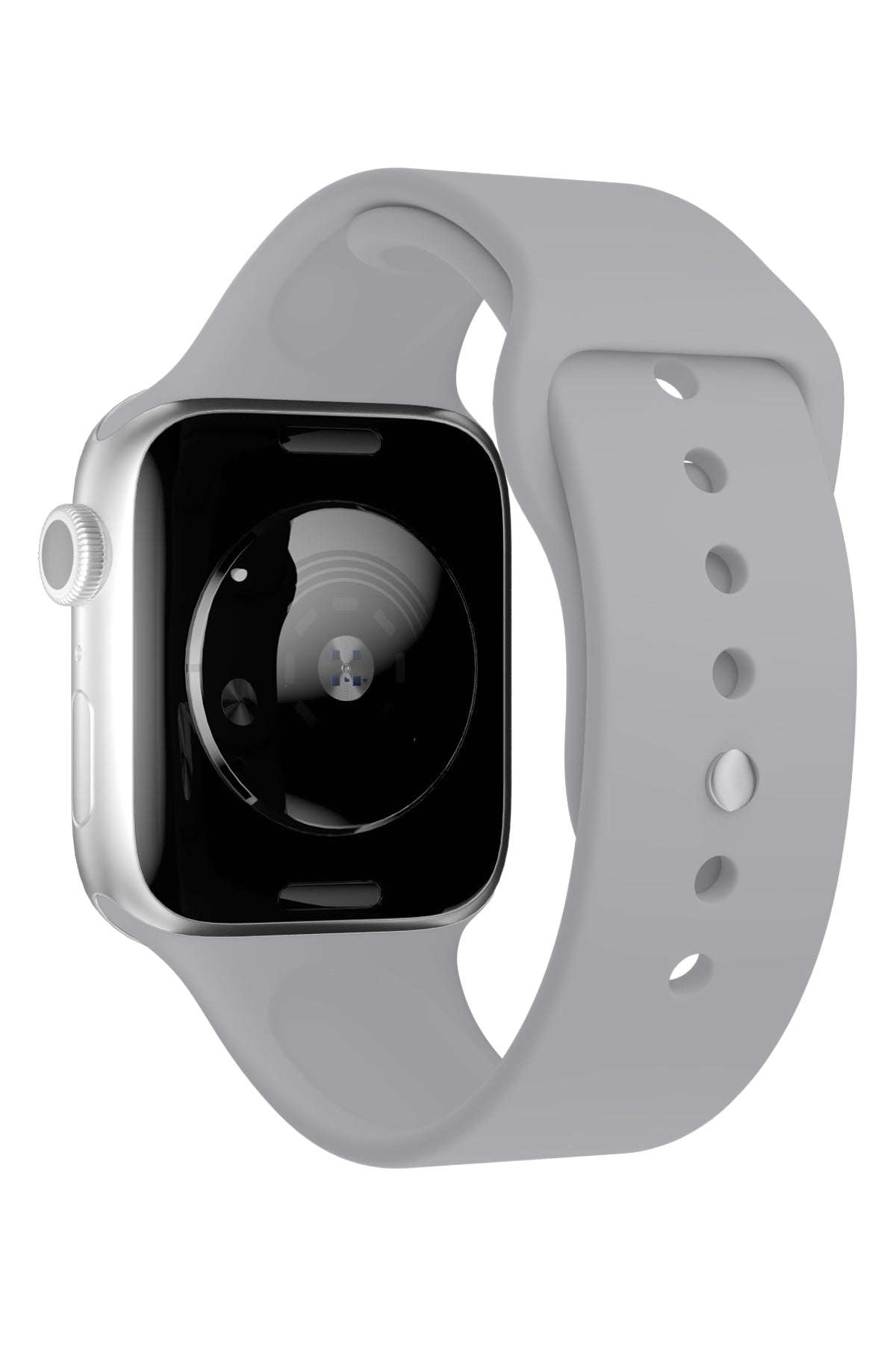 Apple Watch Uyumlu Silikon Spor Kordon Taupe Gri  bikordon