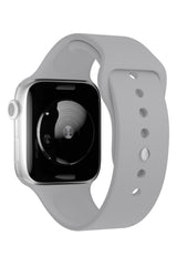 Apple Watch Uyumlu Silikon Spor Kordon Taupe Gri