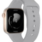 Apple Watch Uyumlu Silikon Spor Kordon Taupe Gri  bikordon