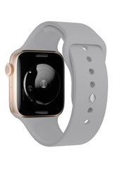 Apple Watch Uyumlu Silikon Spor Kordon Taupe Gri