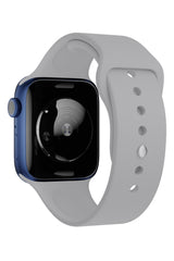 Apple Watch Uyumlu Silikon Spor Kordon Taupe Gri