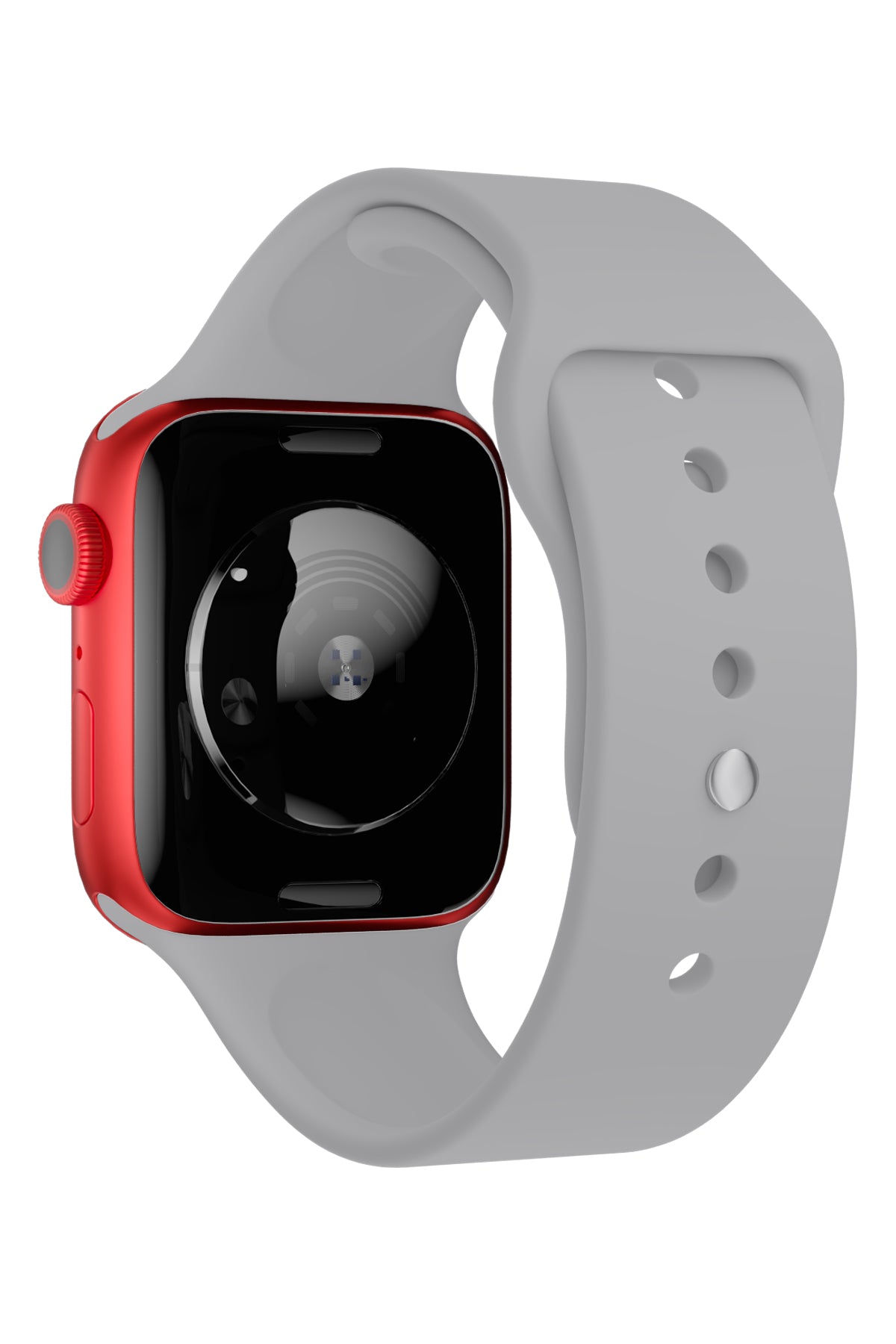 Apple Watch Uyumlu Silikon Spor Kordon Taupe Gri  bikordon