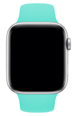 Apple Watch Uyumlu Silikon Spor Kordon Turkuaz