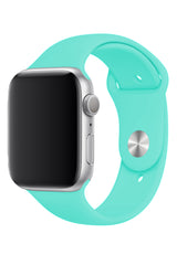 Apple Watch Uyumlu Silikon Spor Kordon Turkuaz