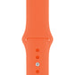 Apple Watch Uyumlu Silikon Spor Kordon Turuncu  bikordon