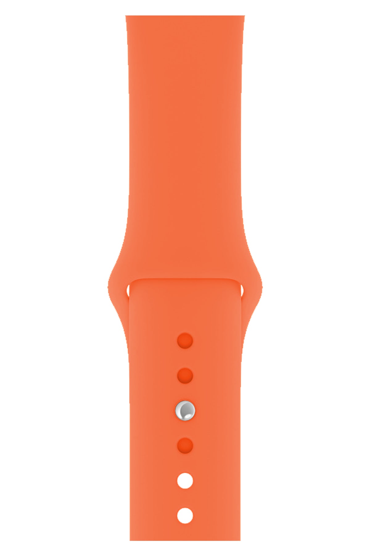 Apple Watch Compatible Silicone Sport Band Orange