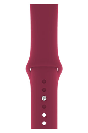 Apple Watch Compatible Silicone Sport Band Cherry 