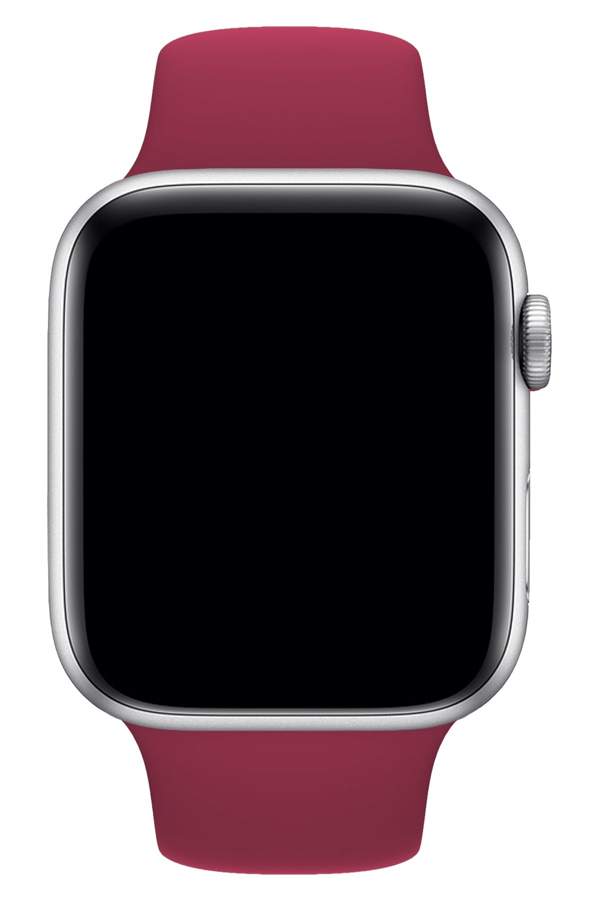 Apple Watch Uyumlu Silikon Spor Kordon Vişne  bikordon