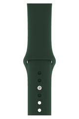 Apple Watch Compatible Silicone Sport Band Dark Green 