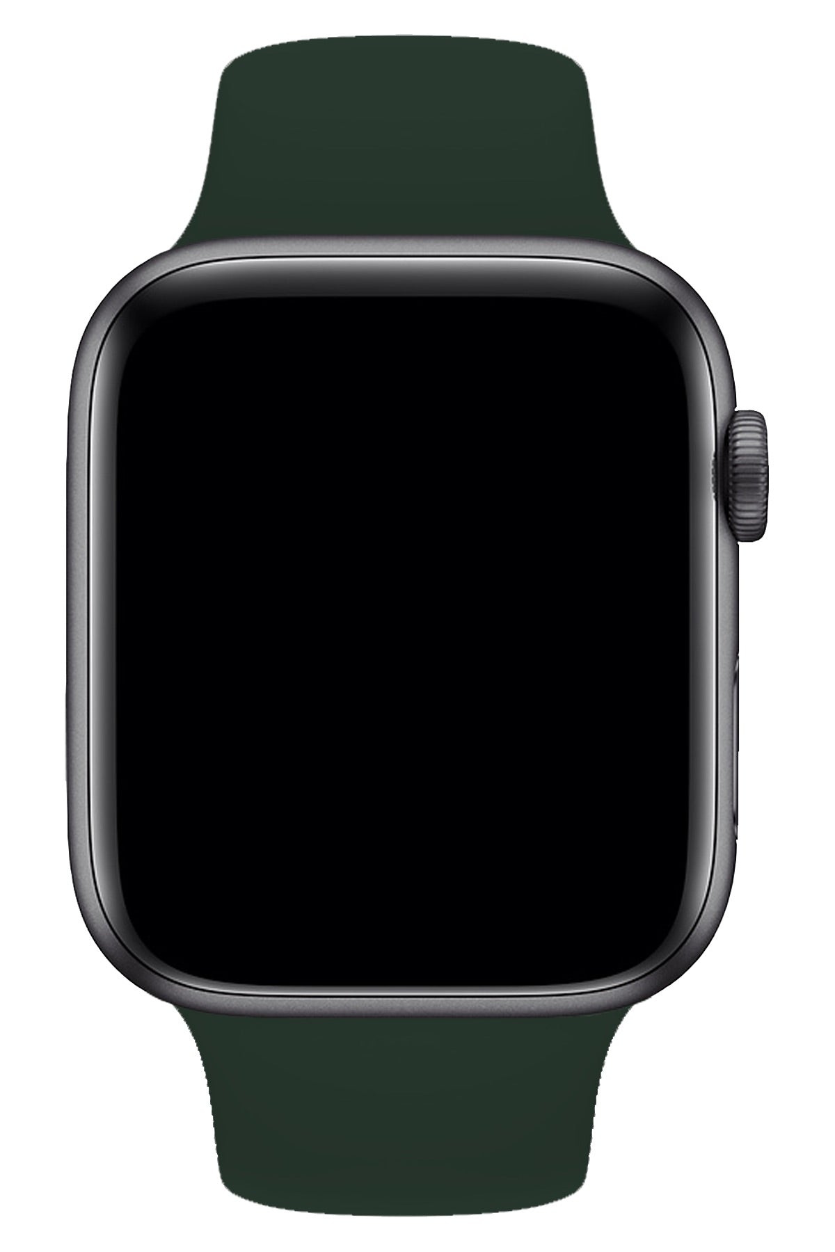 Apple Watch Uyumlu Silikon Spor Kordon Koyu Yeşil  bikordon