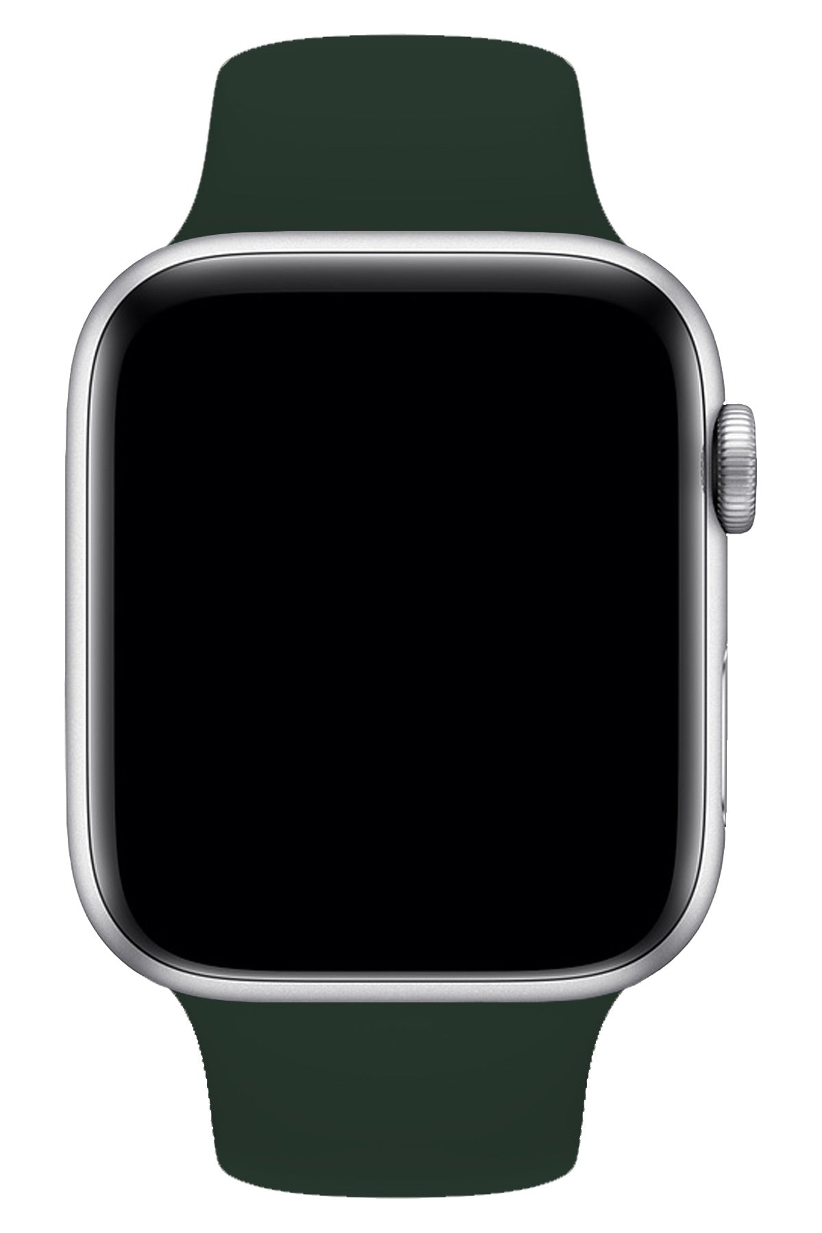Apple Watch Uyumlu Silikon Spor Kordon Koyu Yeşil  bikordon