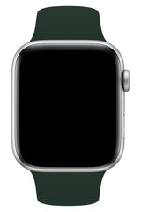 Apple Watch Compatible Silicone Sport Band Dark Green 
