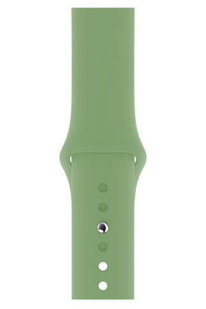 Apple Watch Uyumlu Silikon Spor Kordon Yosun Yeşil