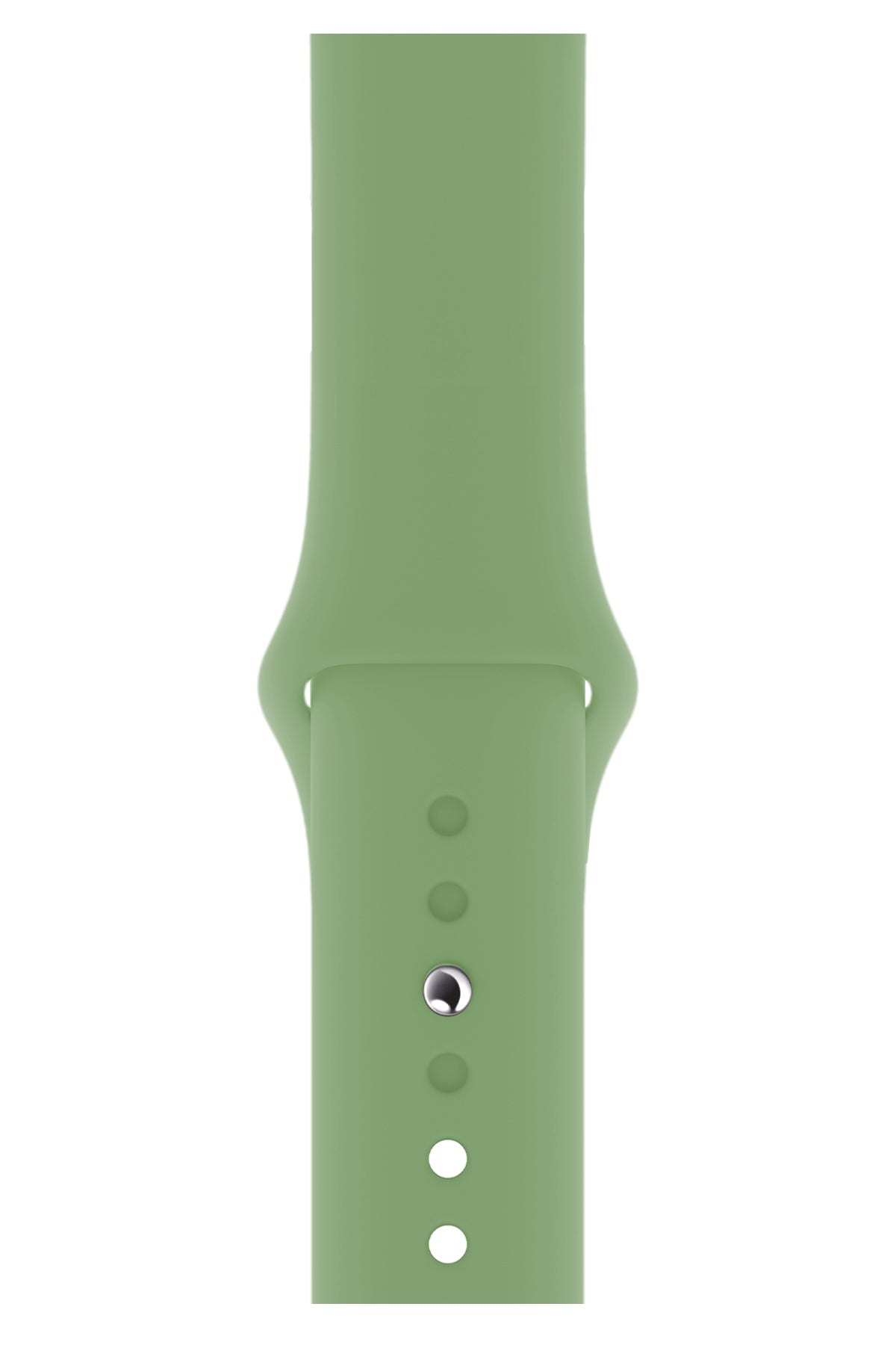 Apple Watch Uyumlu Silikon Spor Kordon Yosun Yeşil  bikordon