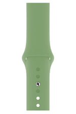 Apple Watch Uyumlu Silikon Spor Kordon Yosun Yeşil  bikordon