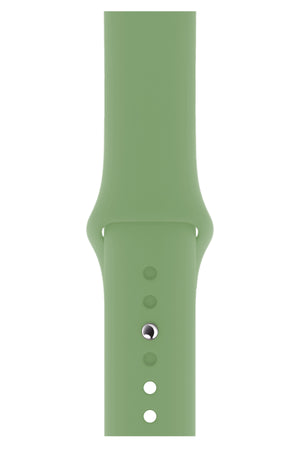 Apple Watch Uyumlu Silikon Spor Kordon Yosun Yeşil  bikordon